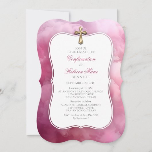 Bevestiging Meisjes Uitnodiging (Voorkant)