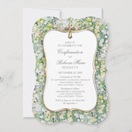 Bevestiging Meisjes Uitnodiging (Voorkant)