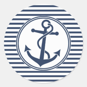 Bevestiging met strepen ronde sticker