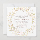 Bevestiging Modern Gouden Bladzijde Kaart (Voorkant)