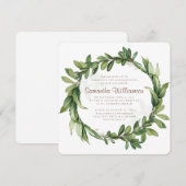 Bevestiging moderne groene olie kaart (Voorkant / Achterkant)