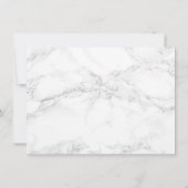 Bevestiging Moderne Marmeren Gouden Kruis Personal Bedankkaart (Achterkant)