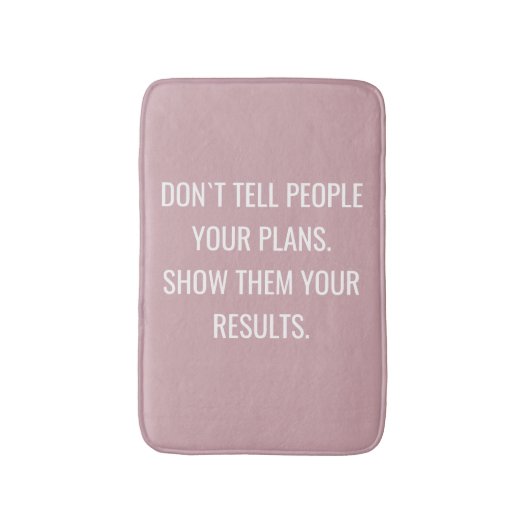 Bevestiging Motivatie Interieur Home Glitter Badmat (Voorkant Verticaal)