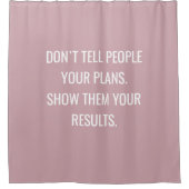 Bevestiging Motivatie Interieur Home Glitter Douchegordijn (Voorkant)