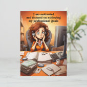 Bevestiging Motivatie Kaart (Staand voorkant)