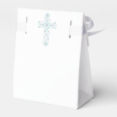 Bevestiging Party Favor Box - Blauw, Groen Kruis Bedankdoosjes (Achterkant)