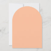 Bevestiging Peach Arch Modern Simple Script Cross Kaart (Achterkant)