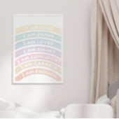 Bevestiging Regenboog Poster Zachte Pastel