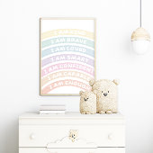 Bevestiging Regenboog Poster Zachte Pastel