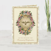 Bevestiging Religieus gebed Feestdagen Kaart (Voorkant)