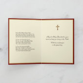 Bevestiging Religieus gebed Feestdagen Kaart (Binnen)