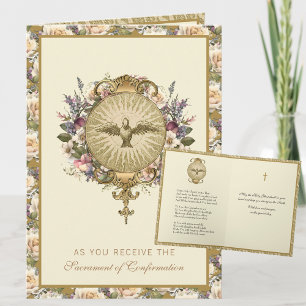 Bevestiging Religieus gebed Feestdagen Kaart