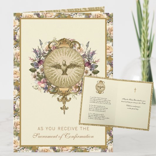 Bevestiging Religieus gebed Feestdagen Kaart