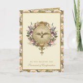 Bevestiging Religieus gebed Feestdagen Kaart (Voorkant)