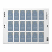 Bevestiging robuust blauw goudhandje etiket (Full Sheet)