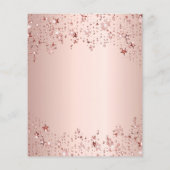 Bevestiging roos gouden ster meisje begrotingsuitn flyer (Achterkant)