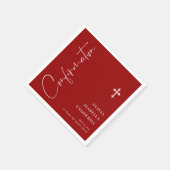 Bevestiging Script Meisjes Servet (Hoek)