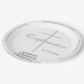 Bevestiging Silver Cross Triplet NAMEN Papieren Bordje (Gekanteld)