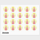 Bevestiging Sticker-aanpassen Ronde Sticker (Vel)