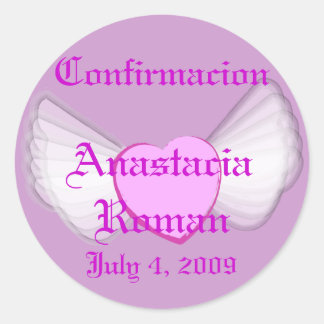 "Bevestiging" Sticker-aanpassen Ronde Sticker