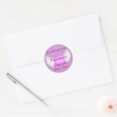"Bevestiging" Sticker-aanpassen Ronde Sticker (Envelop)