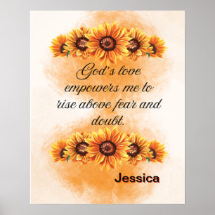 Bevestiging Trouw: Gods Liefde Machtigt Me Poster