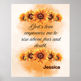 Bevestiging Trouw: Gods Liefde Machtigt Me Poster