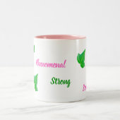 Bevestiging tweetone roze ijzige Mok (Center)