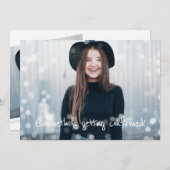 Bevestiging Uitnodiging Aangepaste Foto Fairy Ligh (Voorkant / Achterkant)