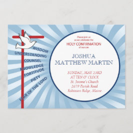 Bevestiging Uitnodiging Blauwe Rays