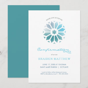 Bevestiging Uitnodiging, Jongens Bevestiging Uitno Kaart