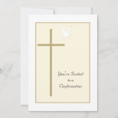 Bevestiging Uitnodiging Kruis en Duif (Voorkant)