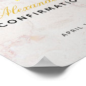 Bevestiging van afbraak Marmer Cross Greenery Welk Poster (Hoek)