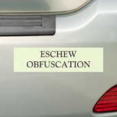 BEVESTIGING VAN BEVESTIGING BUMPERSTICKER (Op auto)
