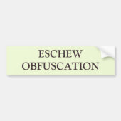 BEVESTIGING VAN BEVESTIGING BUMPERSTICKER (Voorkant)