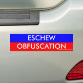 BEVESTIGING VAN BEVESTIGING BUMPERSTICKER (Op auto)