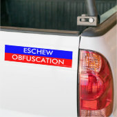 BEVESTIGING VAN BEVESTIGING BUMPERSTICKER (Op Truck)