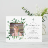 Bevestiging van bosgroen met Eucalyptus Kaart (Staand voorkant)