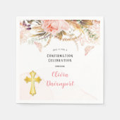 Bevestiging van botanische pony Butterfly Servet (Voorkant)