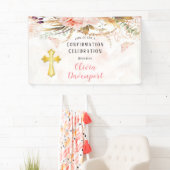 Bevestiging van botanische pony Butterfly Spandoek (Insitu)