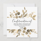 Bevestiging van Bourgogne en legant Gold Leaf Girl Kaart (Voorkant)