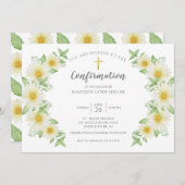 Bevestiging van Daisy Floral Kaart (Voorkant / Achterkant)