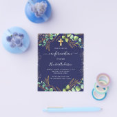 Bevestiging van de blauwe uitnodiging voor eucalyp flyer (Enkel)