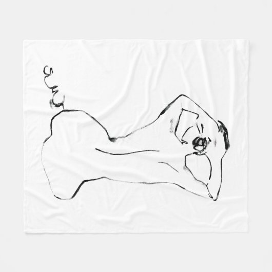 Bevestiging van de Bun Fleece Deken (Voorkant (Horizontaal))