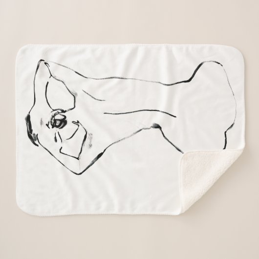 Bevestiging van de Bun Sherpa Deken (Voorkant (horizontaal))