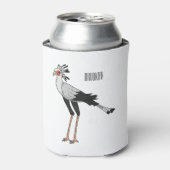 Bevestiging van de cartoon van de secretaris blikjeskoeler (Blikje Voorkant)