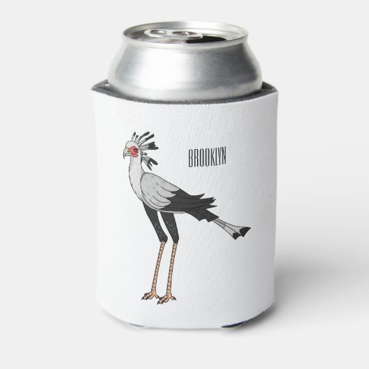 Bevestiging van de cartoon van de secretaris blikjeskoeler (Blikje Achterkant)