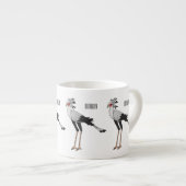 Bevestiging van de cartoon van de secretaris espresso kop (Voorkant rechts)