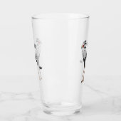 Bevestiging van de cartoon van de secretaris glas (Links)