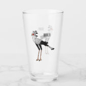 Bevestiging van de cartoon van de secretaris glas (Voorkant)